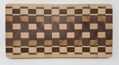 Bill Levine: End Grain Zipper Cutting Board