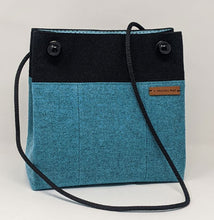 Load image into Gallery viewer, Katherine MacColl: Bright Blue Herring Small Square Tote