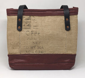 Cowbell Leather Co: "Maya" Coffee Tote