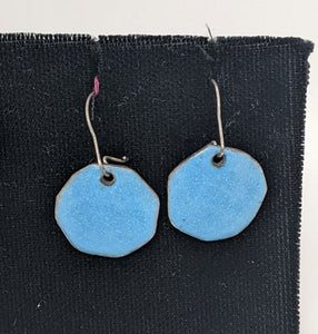 Jacqueline DeBoer: Round Turquoise Earrings