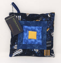 Load image into Gallery viewer, Ann Brauer: Blue Satellites Potholder