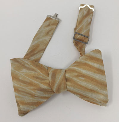 Amy Meltzer: Striped Yellow Silk Bowtie