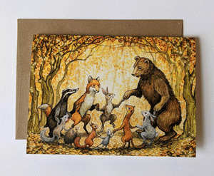 Astrid Sheckels: Woodland Reel Card