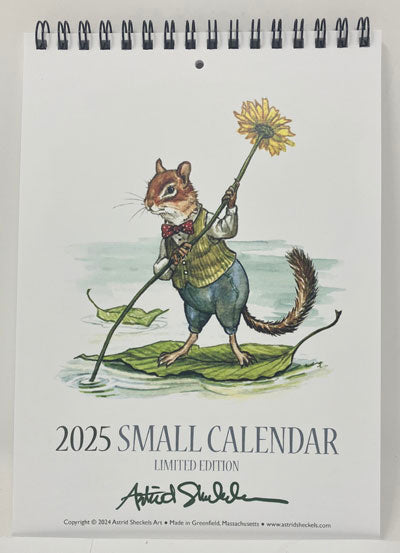 Astrid Sheckels: 2025 Small Art Calendar