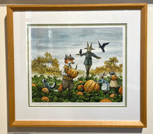 Load image into Gallery viewer, Astrid Sheckels: Original Crows in the Pumpkin Patch