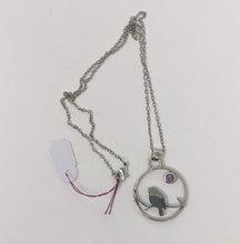 Load image into Gallery viewer, Homestone Jewelry &amp; Designs: Bird With Amethyst Necklace