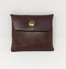 Load image into Gallery viewer, Cowbell Leather Co: Square Leather Pouch