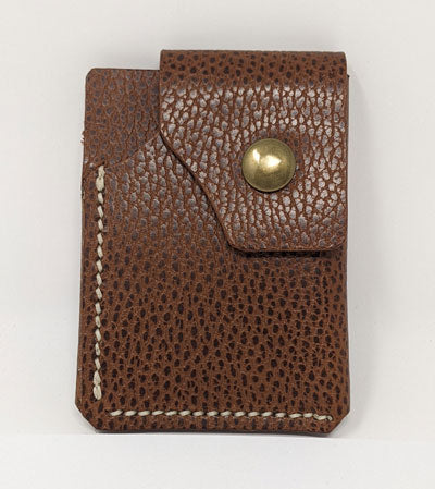 Cowbell Leather Co: Brown Pebbled Wallet