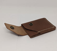 Load image into Gallery viewer, Cowbell Leather Co: Brown Pebbled Wallet