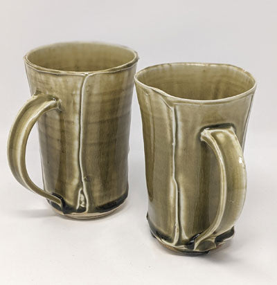 Daniel Bellow: Tall Mug- Olive Stripes