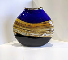 Load image into Gallery viewer, Gartner Blade: Cobalt Strata Flat Vessel