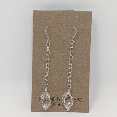 Helene Uprichard: Herkimer Chain Earrings