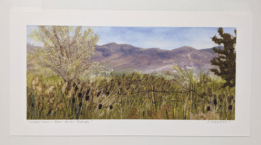 Julie Crabtree: Bear River Range Print