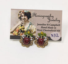 Load image into Gallery viewer, Jennifer Helen Campbell: Ladybug Post Earrings