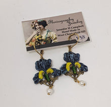 Load image into Gallery viewer, Jennifer Helen Campbell: German Iris Earrings