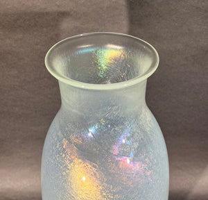 Josh Simpson Contemporary Glass: Iridescent Vase Vintage and Unusual