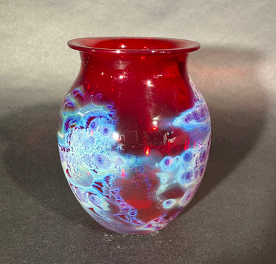 Josh Simpson Contemporary Glass: Ruby New Mexico Vase