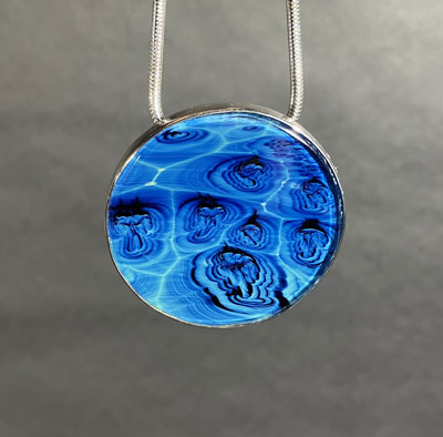 Josh Simpson Contemporary Glass: Large Deep Sea Pendant