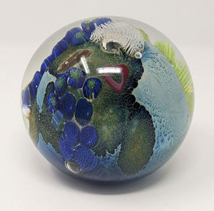 Josh Simpson Contemporary Glass: 3.5" Heart Planet