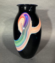 Load image into Gallery viewer, Josh Simpson Contemporary Glass: Corona Swirl Vase