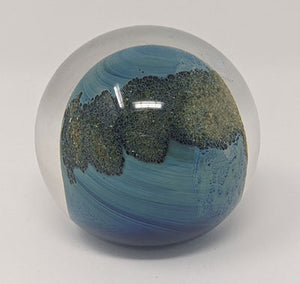 Josh Simpson Contemporary Glass: 3.0" Possibly Inhabited Planet