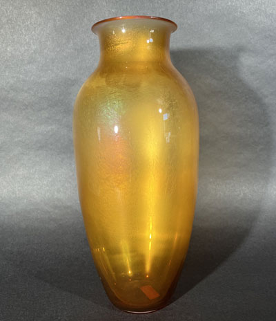 Josh Simpson Contemporary Glass: Iridescent Vase Vintage and Unusual