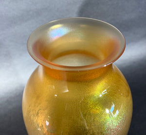 Josh Simpson Contemporary Glass: Iridescent Vase Vintage and Unusual