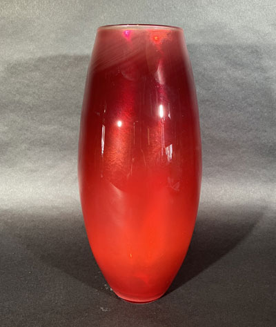 Josh Simpson Contemporary Glass: Iridescent Vase, Vintage and Unusual