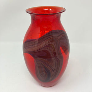 Josh Simpson Contemporary Glass: Corona Swirl Vase Vintage and Unusual