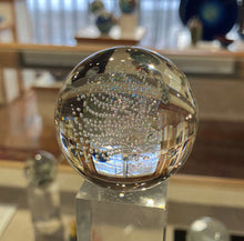 Load image into Gallery viewer, Josh Simpson Contemporary Glass: 1.75&quot; Iridescent Gravitron Planet