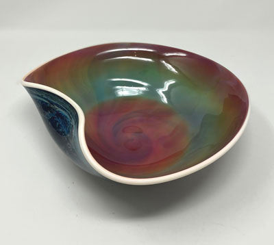 Josh Simpson Contemporary Glass: Corona Eccentric Bowl