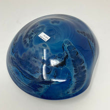 Load image into Gallery viewer, Josh Simpson Contemporary Glass: Blue New Mexico Eccentric Bowl