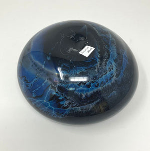 Josh Simpson Contemporary Glass: Corona/Blue New Mexico Bowl