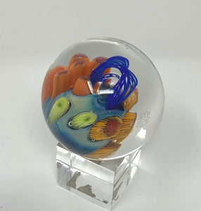 Josh Simpson Contemporary Glass: 2.25" Heart Otherworld