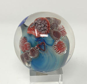 Josh Simpson Contemporary Glass: 2.25" Heart Otherworld