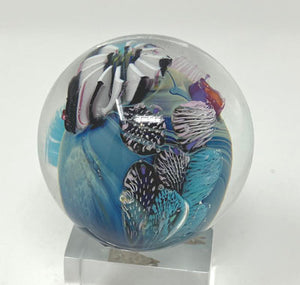 Josh Simpson Contemporary Glass: 1.75" Heart Planet