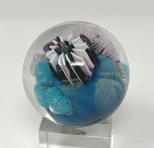 Josh Simpson Contemporary Glass: 1.75" Heart Planet