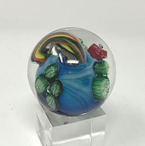 Josh Simpson Contemporary Glass: 1.75" Heart Planet