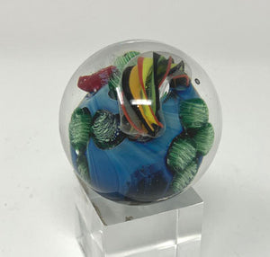 Josh Simpson Contemporary Glass: 1.75" Heart Planet