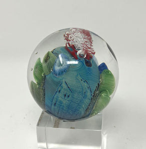 Josh Simpson Contemporary Glass: 1.75" Heart Planet