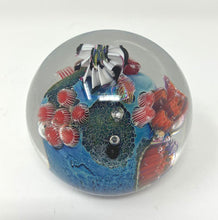 Load image into Gallery viewer, Josh Simpson Contemporary Glass: 3&quot; Heart Inhabited Planet