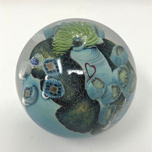 Load image into Gallery viewer, Josh Simpson Contemporary Glass: 3&quot; Heart Inhabited Planet