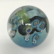 Load image into Gallery viewer, Josh Simpson Contemporary Glass: 3&quot; Heart Inhabited Planet