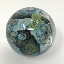 Load image into Gallery viewer, Josh Simpson Contemporary Glass: 3&quot; Heart Inhabited Planet