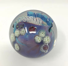 Load image into Gallery viewer, Josh Simpson Contemporary Glass: 3&quot; Heart Corona Inhabited Planet