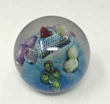 Load image into Gallery viewer, Josh Simpson Contemporary Glass: 3&quot; Heart Corona Inhabited Planet