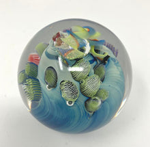 Load image into Gallery viewer, Josh Simpson Contemporary Glass: 3&quot; Heart Corona Inhabited Planet