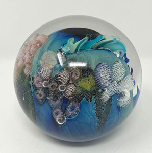 Josh Simpson Contemporary Glass: 3.5" Heart BNM Megaplanet