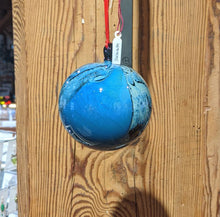 Load image into Gallery viewer, Josh Simpson Contemporary Glass: Blue New Mexico Ornament