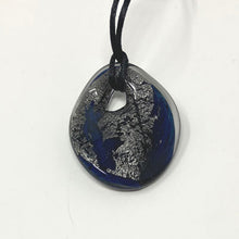 Load image into Gallery viewer, Josh Simpson Contemporary Glass: Pendant, Blue New Mexico